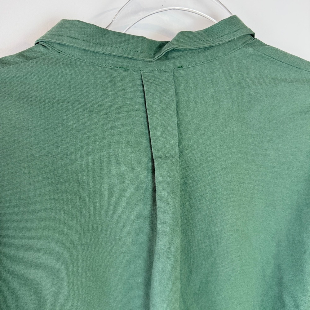 Pomander‎ Place Polly Dress Women M Green Cotton Pleated Shoulder Mini Y18715T - Picture 9 of 14